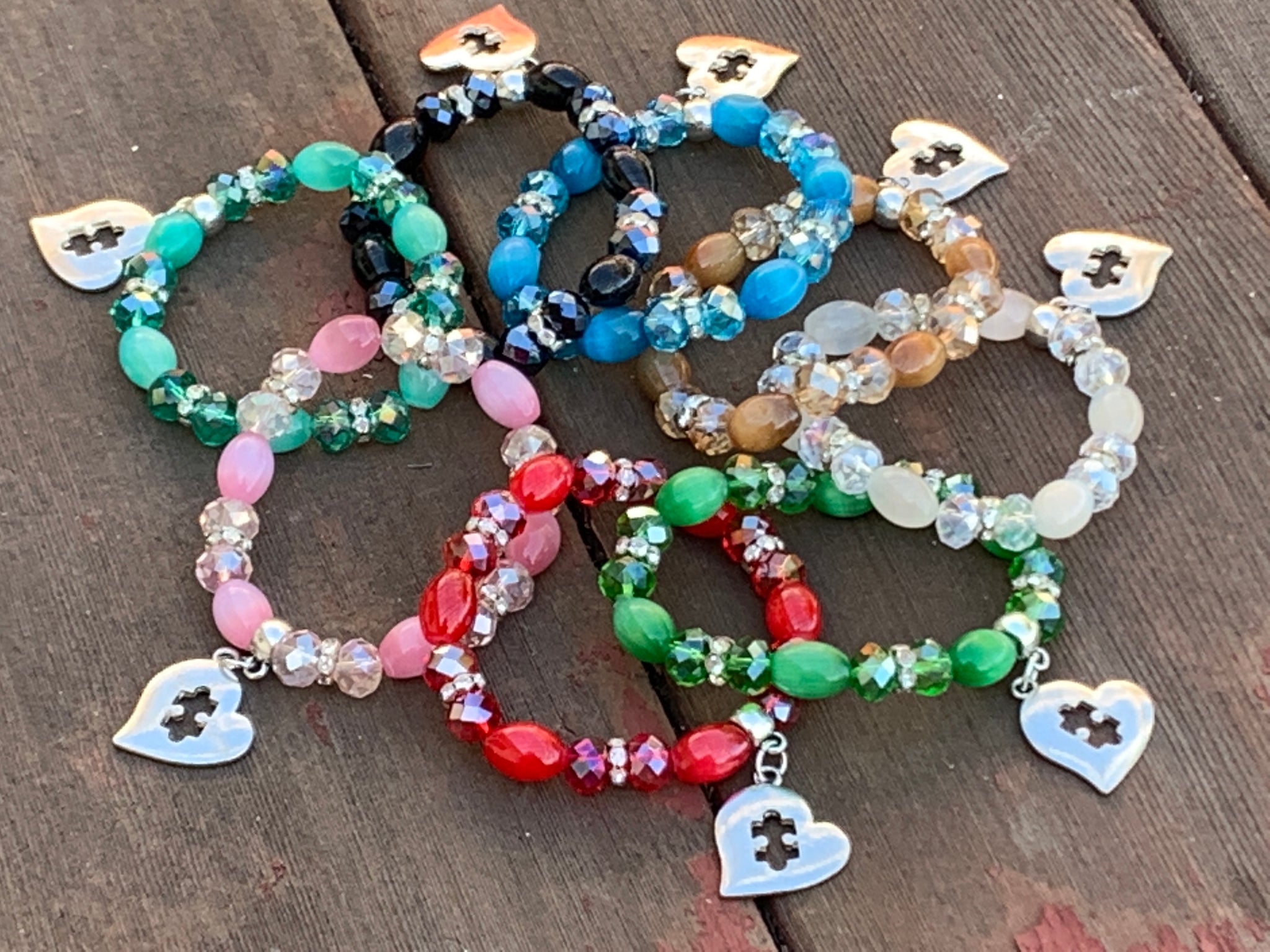 Autism awareness bracelets